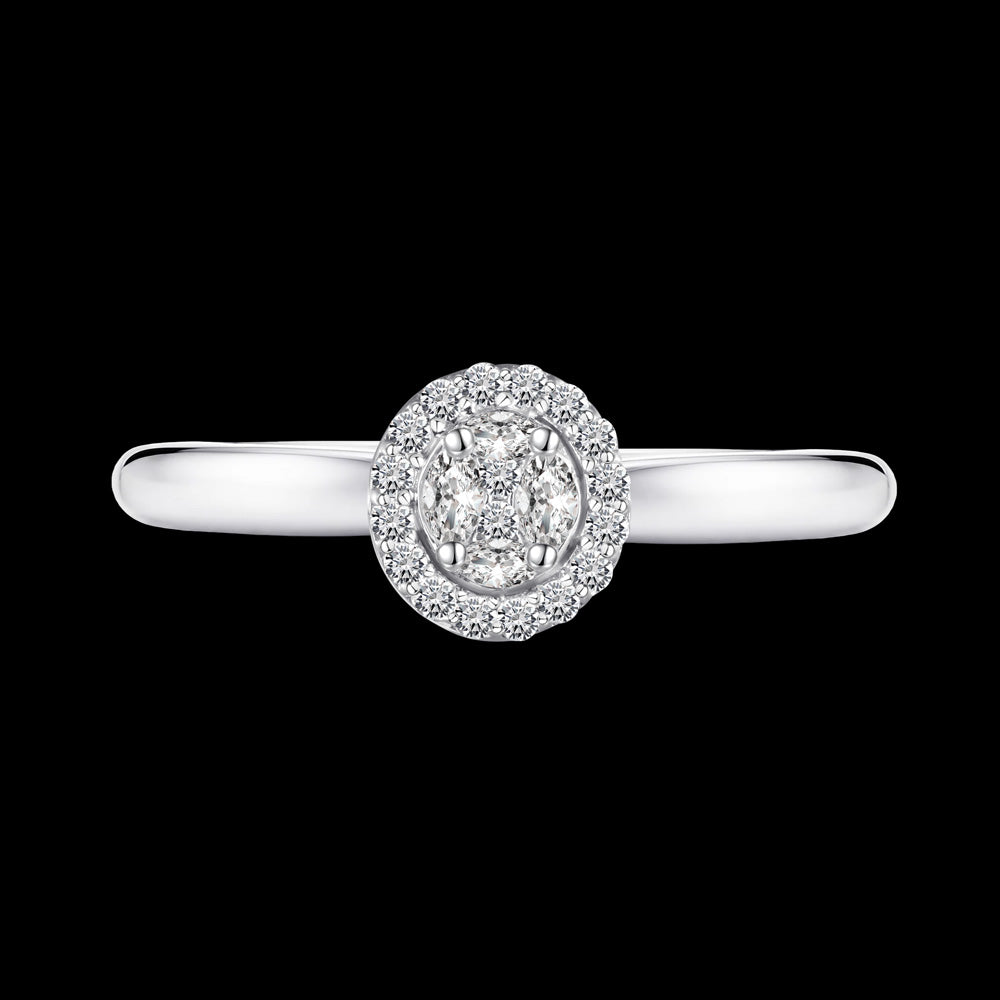 A fancy rounded ring that exudes sophistication and timelessness Fine jewelry / I-X205R